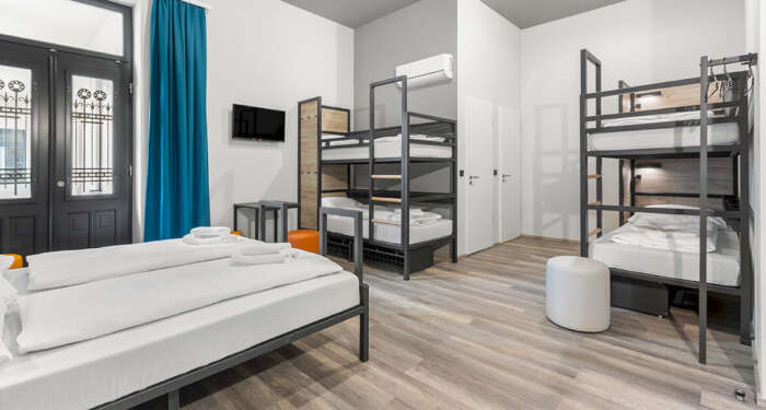 Ni bor på trevliga A&O Hostel Budapest City